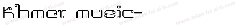 Khmer music字体转换